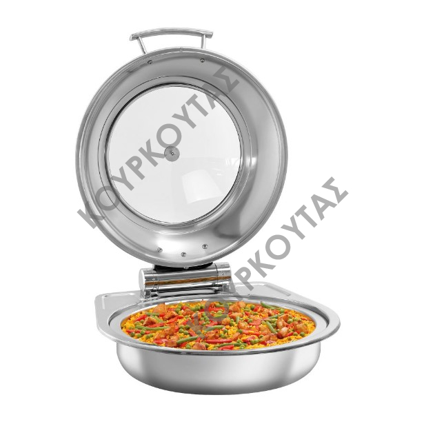 ΜΠΑΙΝ ΜΑΡΙ ΕΠΙΤΡΑΠΕΖΙΟ CHAFING DISH ΣΤΡΟΓΓΥΛΟ & ΠΑΡΑΘΥΡΟ ΕΛΕΓΧΟΥ 500846 BARTSCHER
