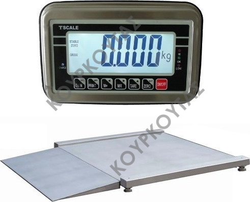 ΕΠΙΔΑΠΕΔΙΟΣ ΖΥΓΟΣ ΧΑΜΗΛΟΥ ΥΨΟΥΣ ΦΟΡΤΩΣΗΣ 1500KG T-SCALE BW