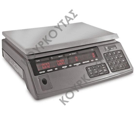 ΕΠΙΤΡΑΠΕΖΙΟΣ ΖΥΓΟΣ ΜΕΤΡΗΣΗΣ ΤΕΜΑΧΙΩΝ 5/50KG DIGI DC-788