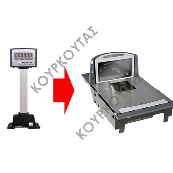 ΖΥΓΑΡΙΑ ΛΙΑΝΙΚΗΣ-ΤΑΜΕΙΟΥ 15KG DIGI DS-984 PS (SCANNER SCALE)