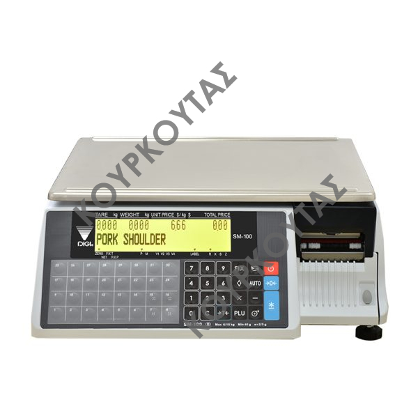 ΖΥΓΑΡΙΑ ΛΙΑΝΙΚΗΣ ΜΕ ΕΚΤΥΠΩΤΗ ΕΤΙΚΕΤΑΣ 15/30KG DIGI SM-100N BCS PLUS