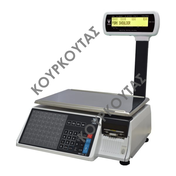 ΖΥΓΑΡΙΑ ΛΙΑΝΙΚΗΣ ΜΕ ΕΚΤΥΠΩΤΗ ΕΤΙΚΕΤΑΣ 15/30KG DIGI SM-100 PCS PLUS
