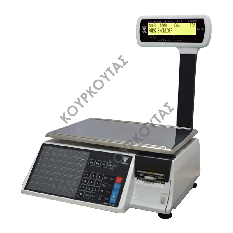 ΖΥΓΑΡΙΑ ΛΙΑΝΙΚΗΣ ΜΕ ΕΚΤΥΠΩΤΗ ΕΤΙΚΕΤΑΣ 15/30KG DIGI SM-100 PCS PLUS