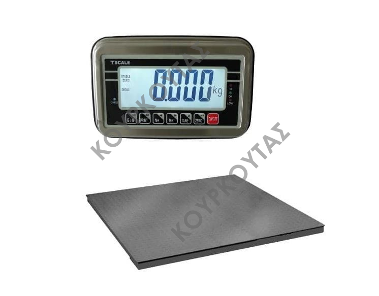ΕΠΙΔΑΠΕΔΙΟΣ-ΕΣΩΔΑΠΕΔΙΟΣ ΖΥΓΟΣ INOX 1500KG T-SCALE BWS