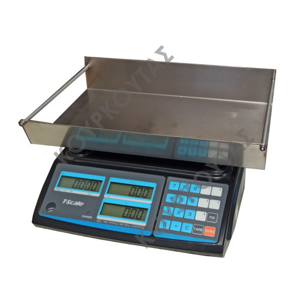 ΖΥΓΑΡΙΑ ΛΙΑΝΙΚΗΣ ΧΩΡΙΣ ΕΚΤΥΠΩΤΗ 15/30KG TSCALE ZTP