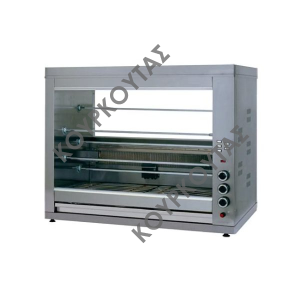 Ψησταριά σούβλας - Κοτοπουλιέρα υγραερίου 5 θέσεων Panaritis Κ5-110 10kW