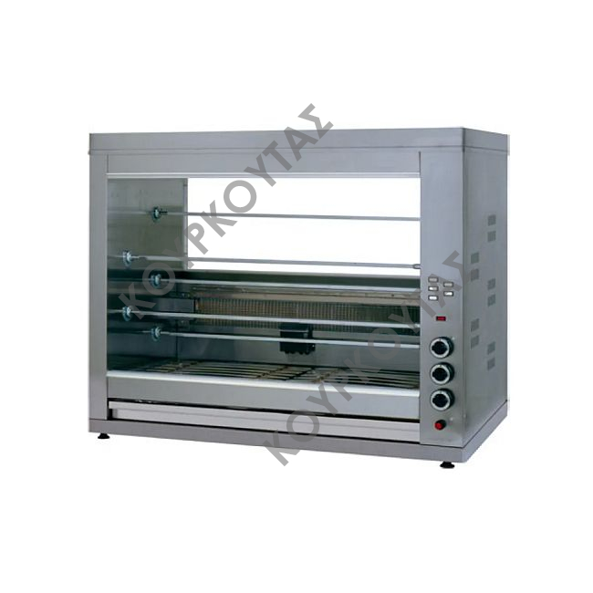 Ψησταριά σούβλας - Κοτοπουλιέρα υγραερίου 5 θέσεων Panaritis Κ5-135 14kW