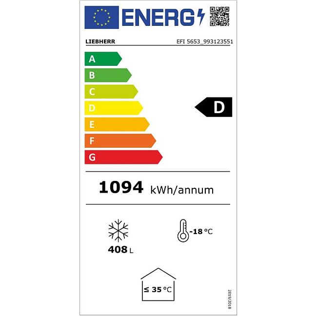 Καταψύκτης - μπαούλο EFI 5653 LIEBHERR παγωτών - Image 3