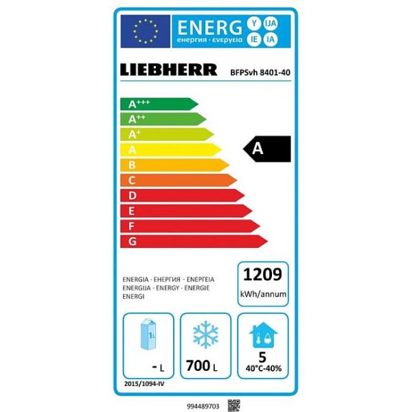 Θάλαμος κατάψυξης BFPSvh 8401 Perfection LIEBHERR με ψύξη ανακυκλούμενου αέρα - Image 4