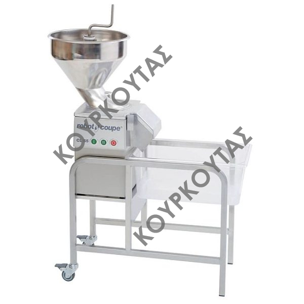 Κοπτικό μηχάνημα ROBOT COUPE CL55 με αυτόματη χοάνη & τροχήλατη βάση