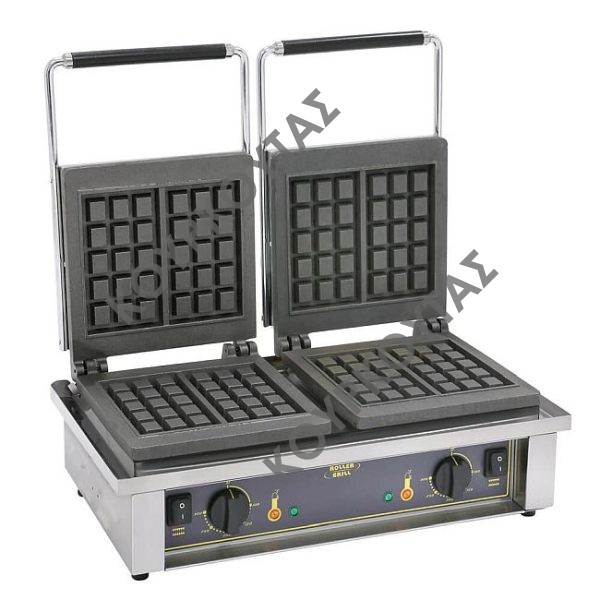 Συσκευή για βάφλες ROLLER GRILL GED 10 διπλή 3x5 τετράγωνα