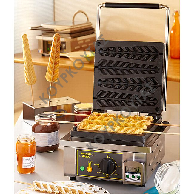 Συσκευή για βάφλες corn σε ξυλάκι ROLLER GRILL GES 23 - 4 corn sticks - Image 2