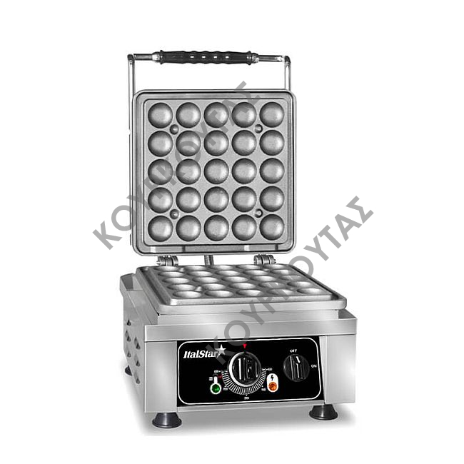 Συσκευή για mini βάφλες μονή ηλεκτρική ItalStar ITAL0020