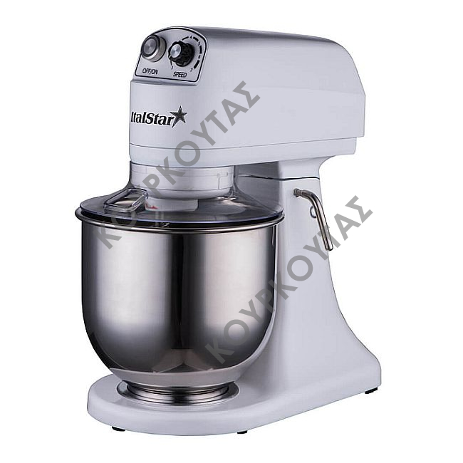 Mίξερ - Ζυμωτήριο 7 L Italstar Pastry Λευκό