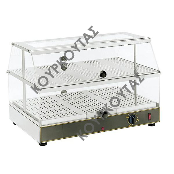 Βιτρίνα θερμαινόμενη ROLLER GRILL WD200