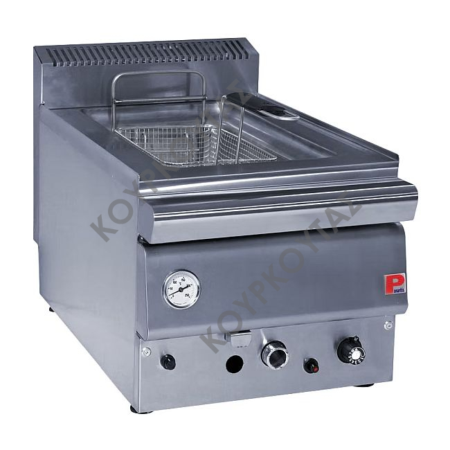 Φριτέζα αερίου με κάδο 8 λίτρων Panaritis FR 160