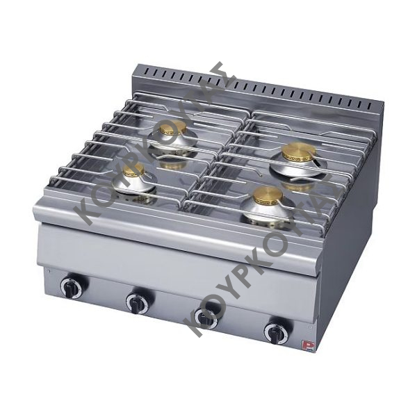 Φλόγιστρο 4 εστιών αερίου χαμηλής πίεσης GH 470 Panaritis