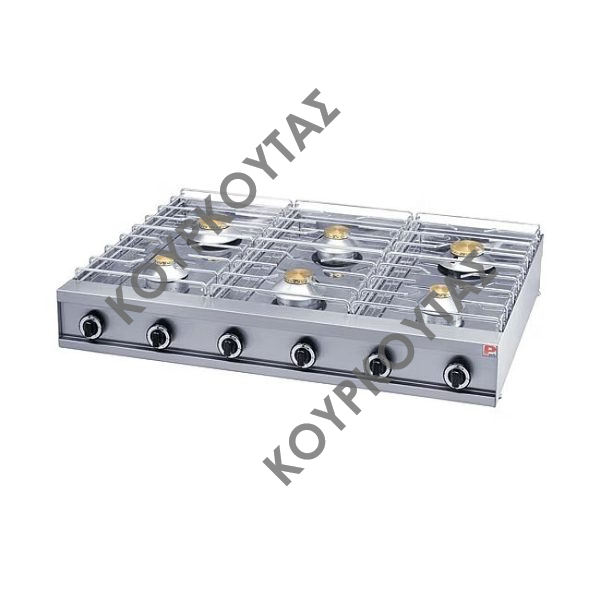 Φλόγιστρο 6 εστιών επιτραπέζιο αερίου GL 690 Panaritis