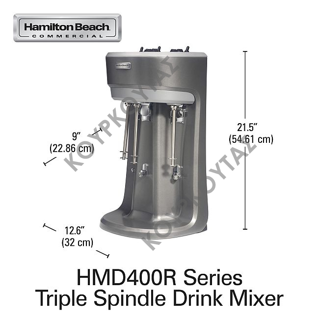 Μίξερ ποτών HMD400R με τριπλό άξονα HAMILTON - Image 3