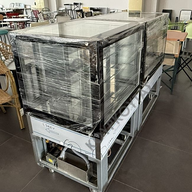 Βιτρίνες θερμαινόμενη & ψυχόμενη σειρά MODULAR μεταχειρισμένες (1 μήνα χρήση)
