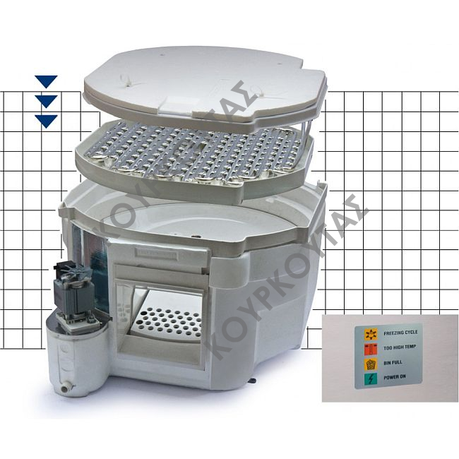 ΠΑΓΟΜΗΧΑΝΗ ΨΕΚΑΣΜΟΥ 300Kgr/24h MC 46 ASR + RC SCOTSMAN - Συμπαγές παγάκι 20gr - Image 5