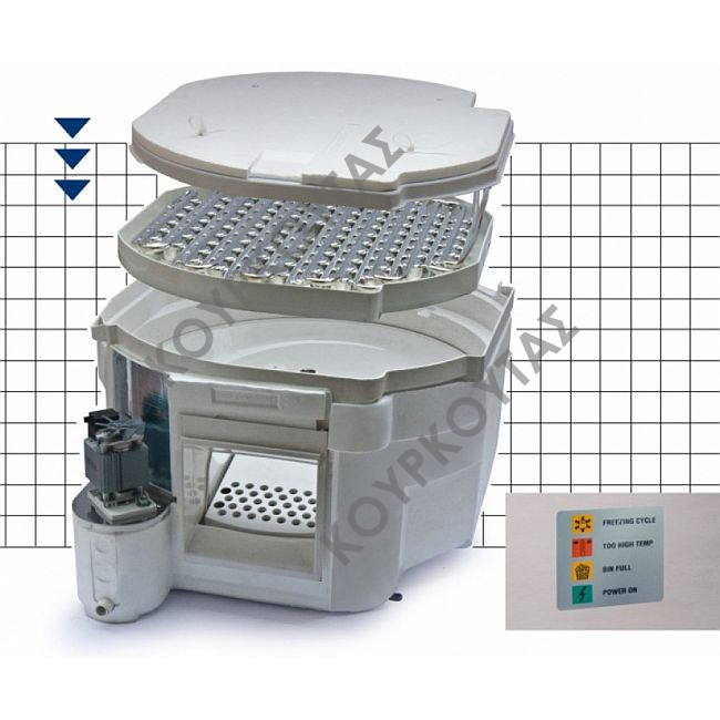 ΠΑΓΟΜΗΧΑΝΗ ΨΕΚΑΣΜΟΥ 170Kgr/24h MXG 437 XSAFE SCOTSMAN - Συμπαγές παγάκι 20gr - Image 4