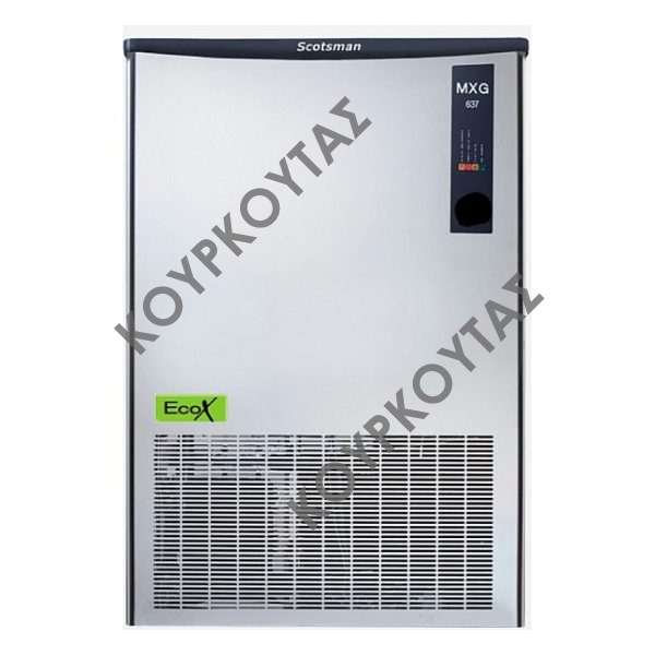 ΠΑΓΟΜΗΧΑΝΗ ΨΕΚΑΣΜΟΥ 300Kgr/24h MXG 637 XSAFE SCOTSMAN - Συμπαγές παγάκι 20gr