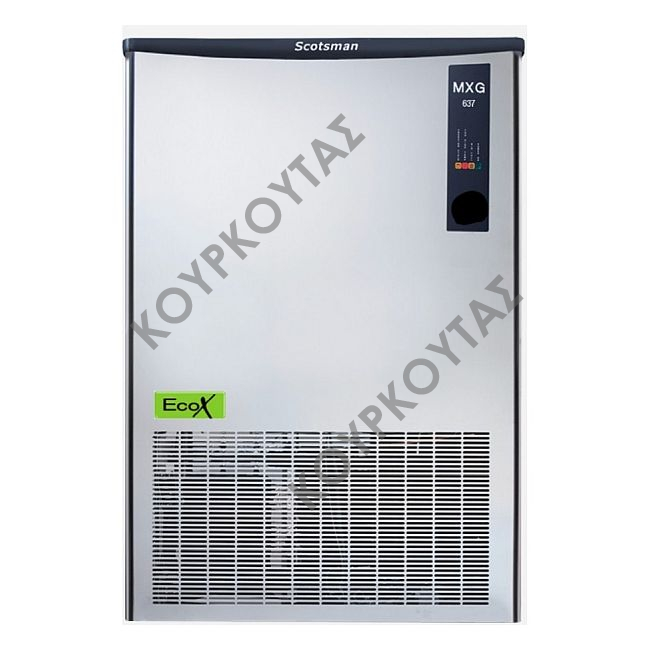ΠΑΓΟΜΗΧΑΝΗ ΨΕΚΑΣΜΟΥ 300Kgr/24h MXG 637 XSAFE SCOTSMAN - Συμπαγές παγάκι 39gr