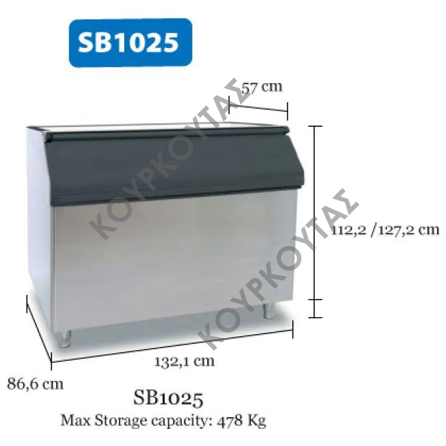 Αποθήκη πάγου για παγομηχανή SB 1025 SCOTSMAN - Image 2