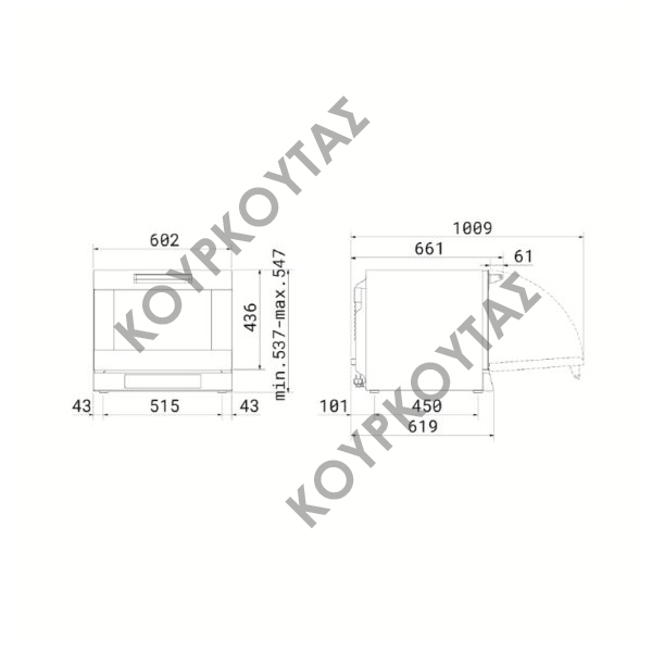 ΦΟΥΡΝΟΣ DIGITAL ΚΥΚΛΟΘΕΡΜΙΚΟΣ ALFA 43XE1HDS ΜΕ ΥΓΡΑΣΙΑ MULTIFUNCTION SMEG - Image 7
