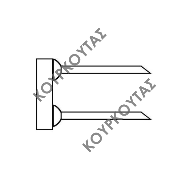 Βελόνα διπλή για γεμιστικό μηχάνημα RANIA