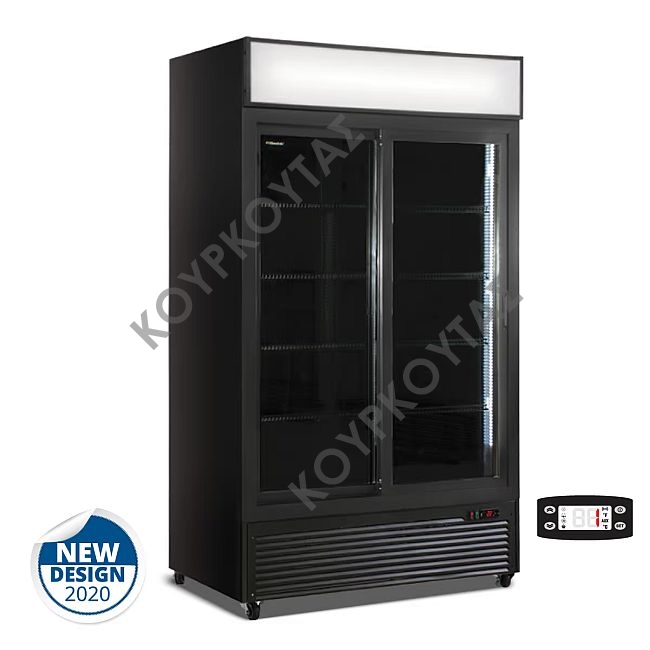 Βιτρίνα συντήρησης αναψυκτικών CL1100 V2GC SL Black KlimaItalia - Image 3