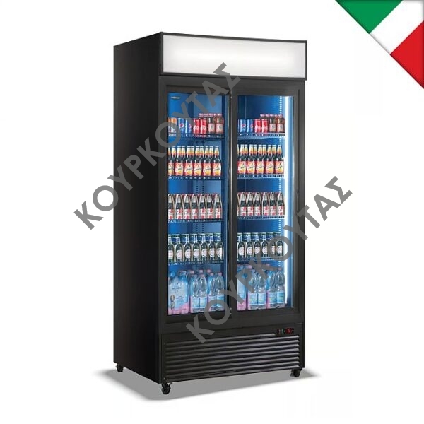 Βιτρίνα συντήρησης αναψυκτικών CL1100 V2GC SL Black KlimaItalia
