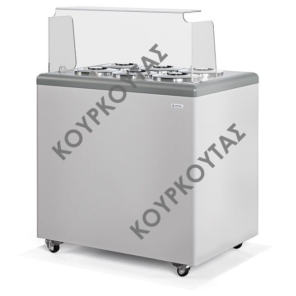 ΒΙΤΡΙΝΑ ΧΥΜΑ ΠΑΓΩΤΟΥ 6 + 4 ΘΕΣΕΙΣ GELATTI 6 CRYSTAL