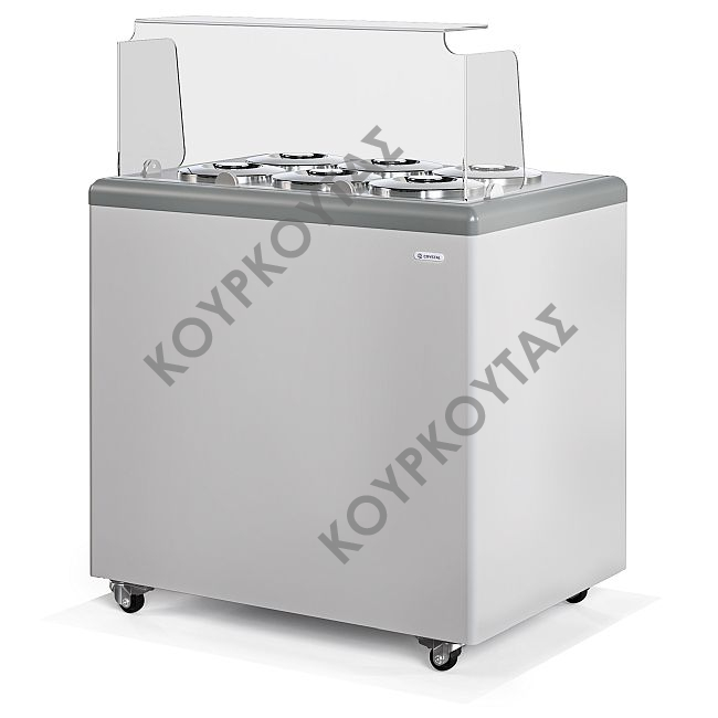 ΒΙΤΡΙΝΑ ΧΥΜΑ ΠΑΓΩΤΟΥ 6 + 4 ΘΕΣΕΙΣ GELATTI 6 CRYSTAL
