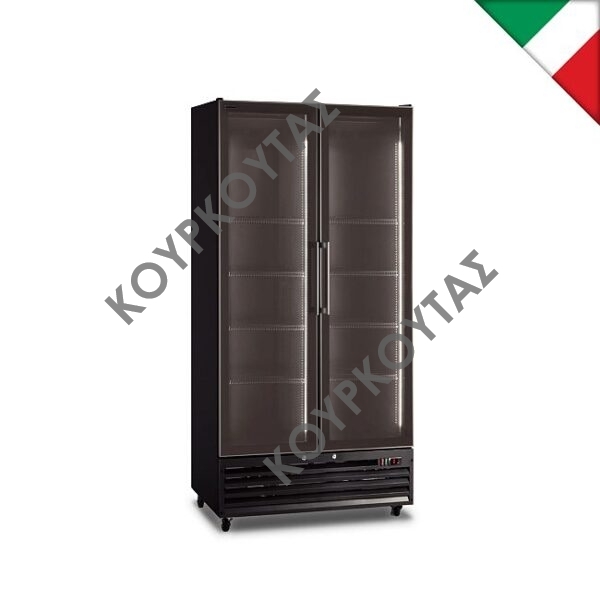 Βιτρίνα συντήρησης αναψυκτικών ICOOL110 JUMBO BLACK KlimaItalia