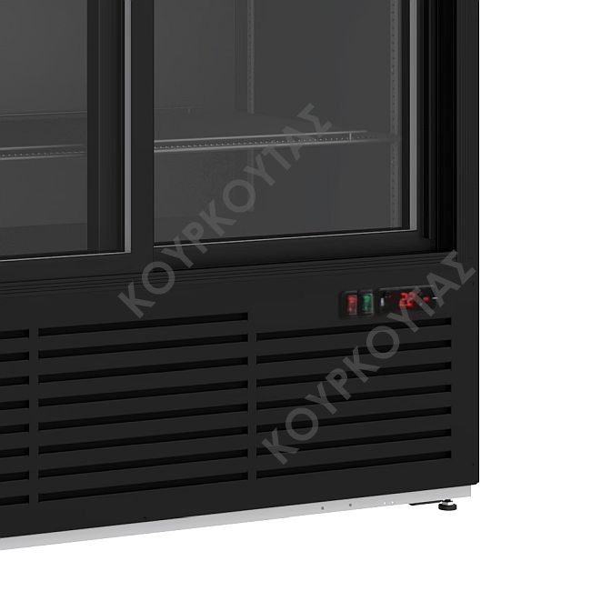Βιτρίνα συντήρησης αναψυκτικών S1300 SC DD BLACK Μetalfrio - Image 4