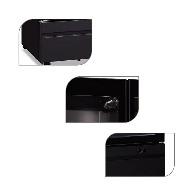 Βιτρίνα συντήρησης ROMA 250TN BLACK - Image 4